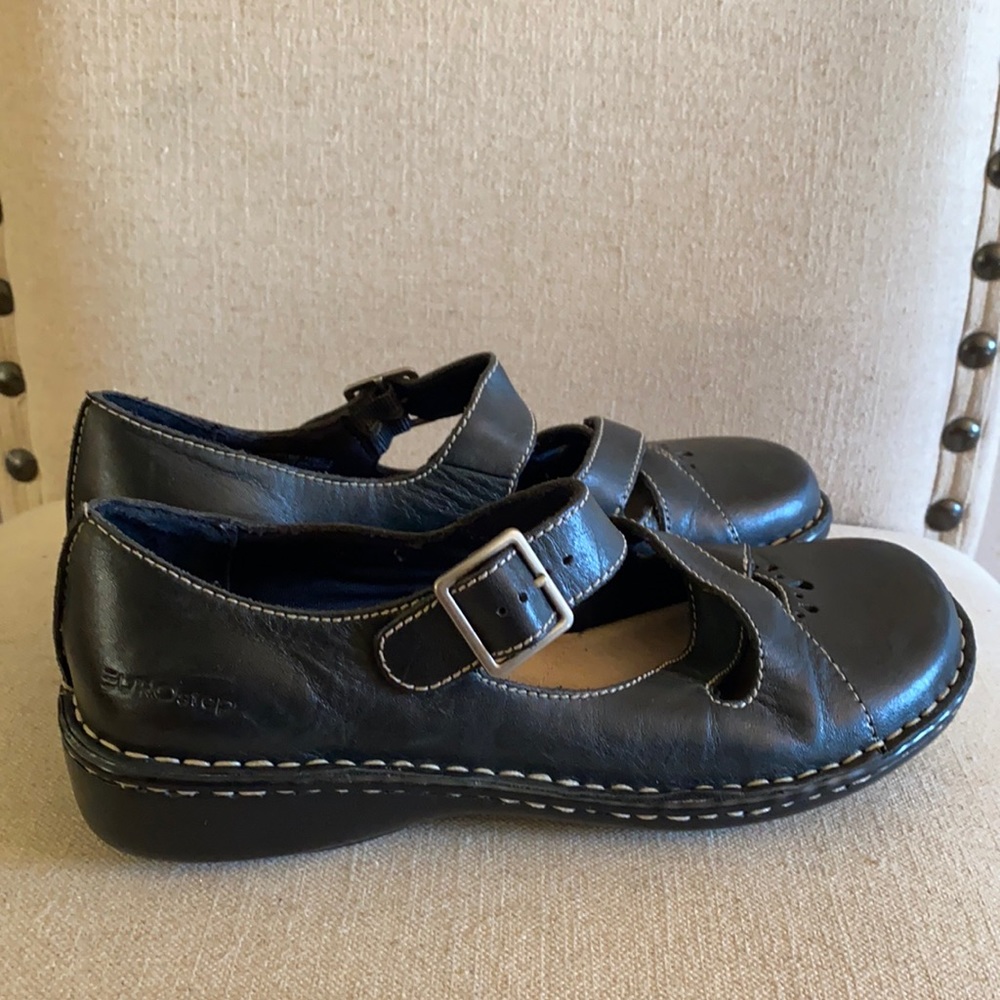 Eurostep Keystone Leather Mary Jane Shoe Black 6